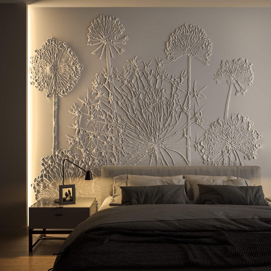 Барельеф в интерьере