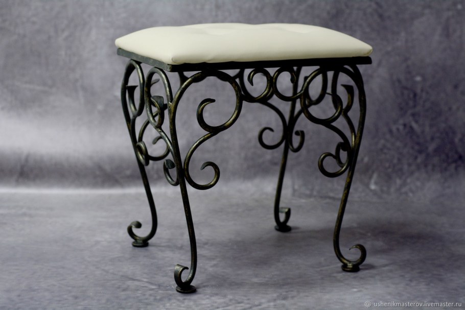 Банкетка холодная ковка