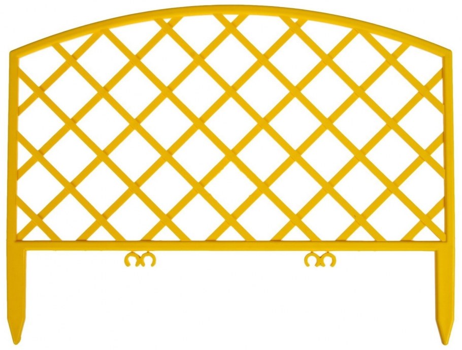 Декоративный забор Grinda "Ренессанс" металлический, 50x345см 422263