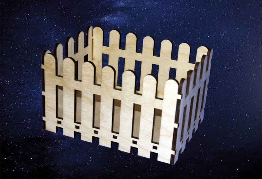 Заборчик для детей деревянный