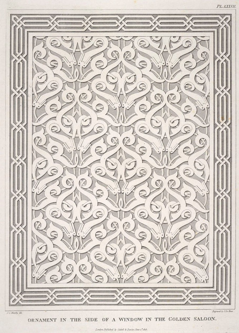 Арабеска графический орнамент