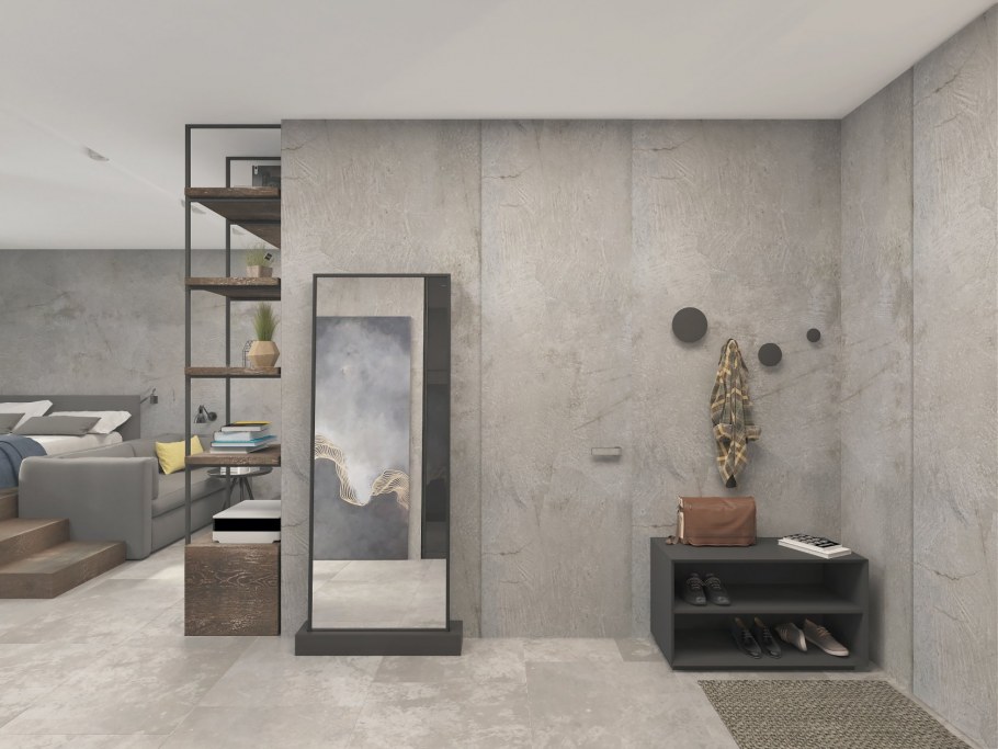 Помещение из бетонных блоков летний домик, отделка