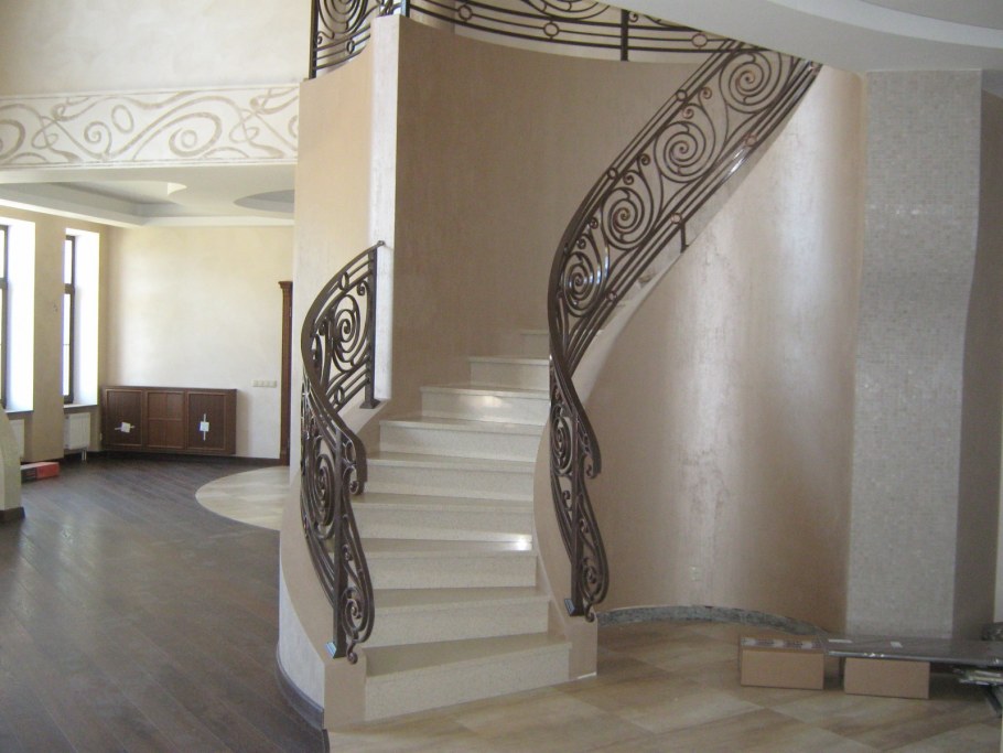 Кованые перила арт деко