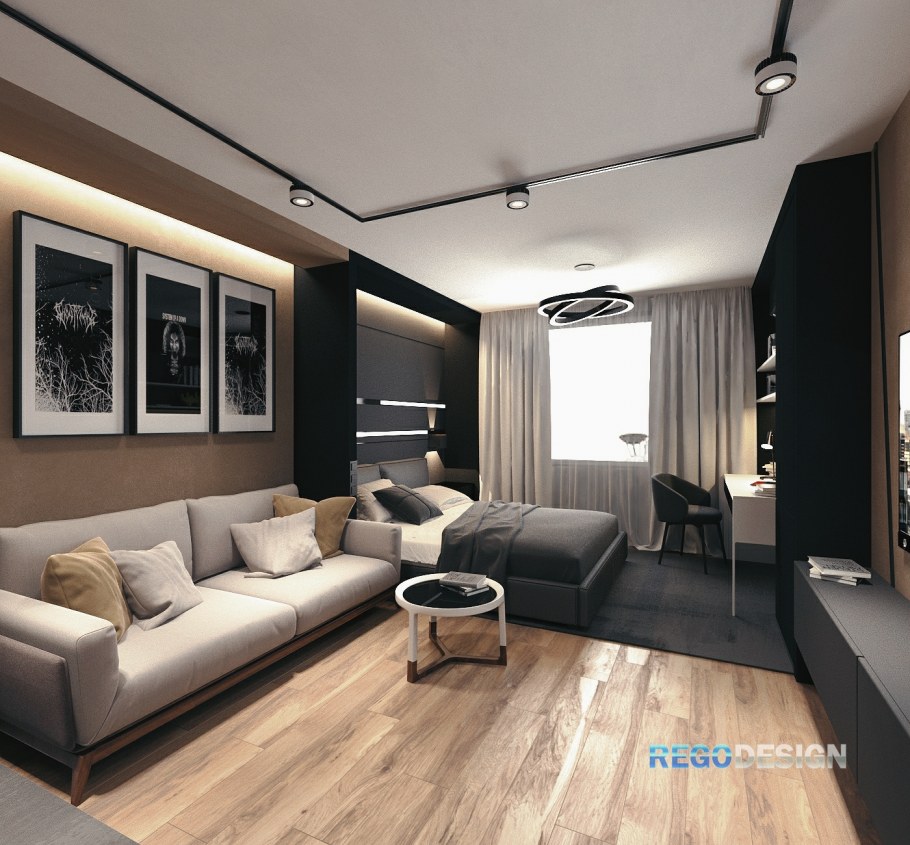 Обои Мегаполис в интерьере