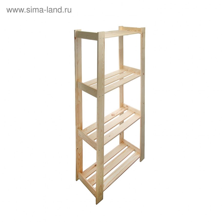 Стеллаж из сосны h 1900 (арт.4.1.02)
