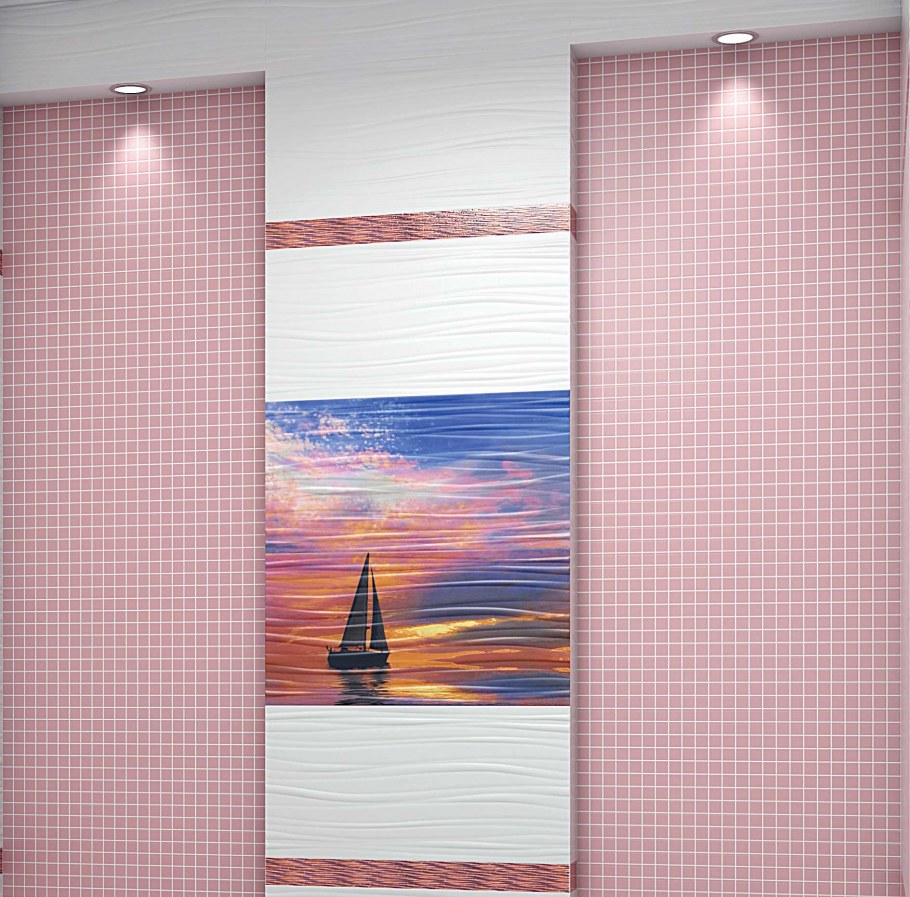 Бордюр летний сад лилии лаппатированный