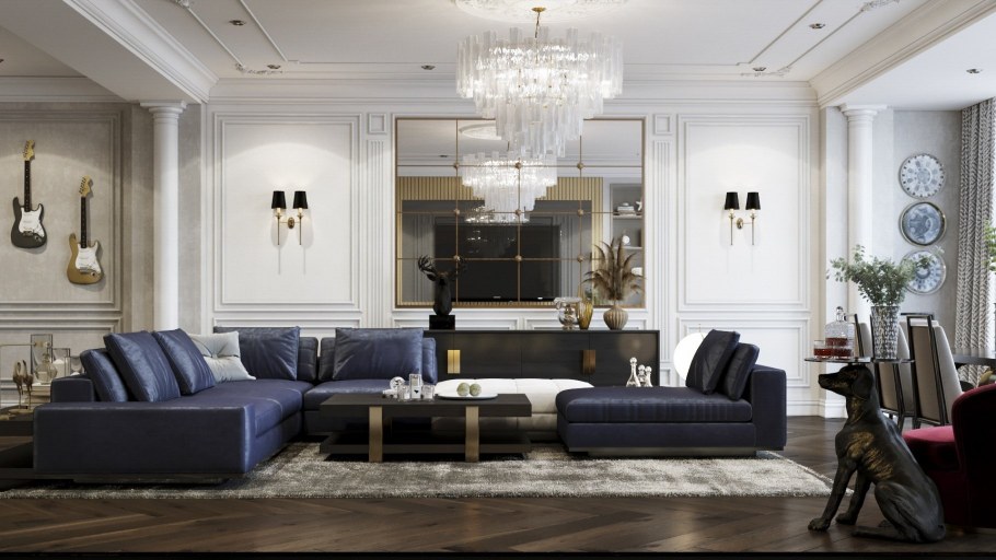 Неоклассический стиль в интерьере