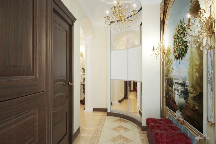 Прихожая в интерьере двухкомнатной квартиры