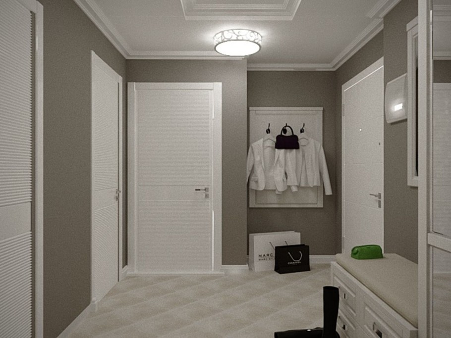 Прямоугольная прихожая