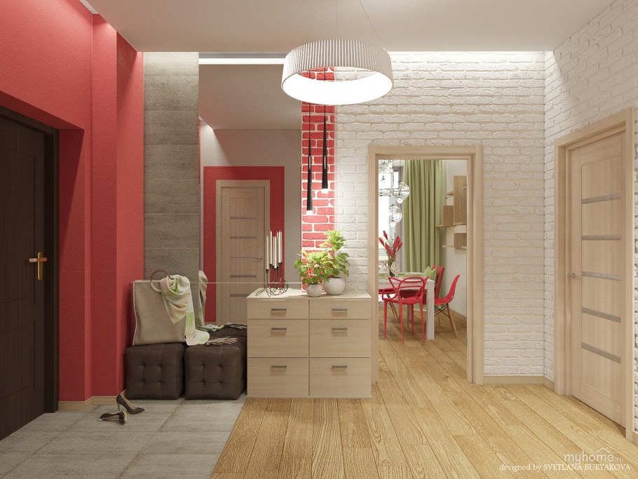 Отделка коридора в квартире 2021