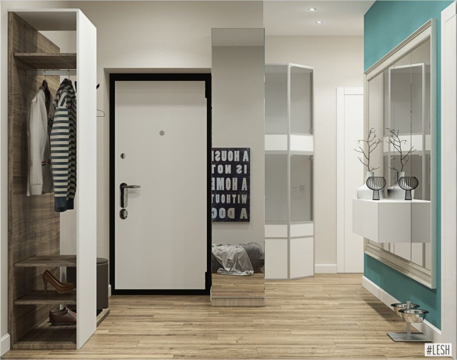 Маленькая квадратная прихожая в хрущевке