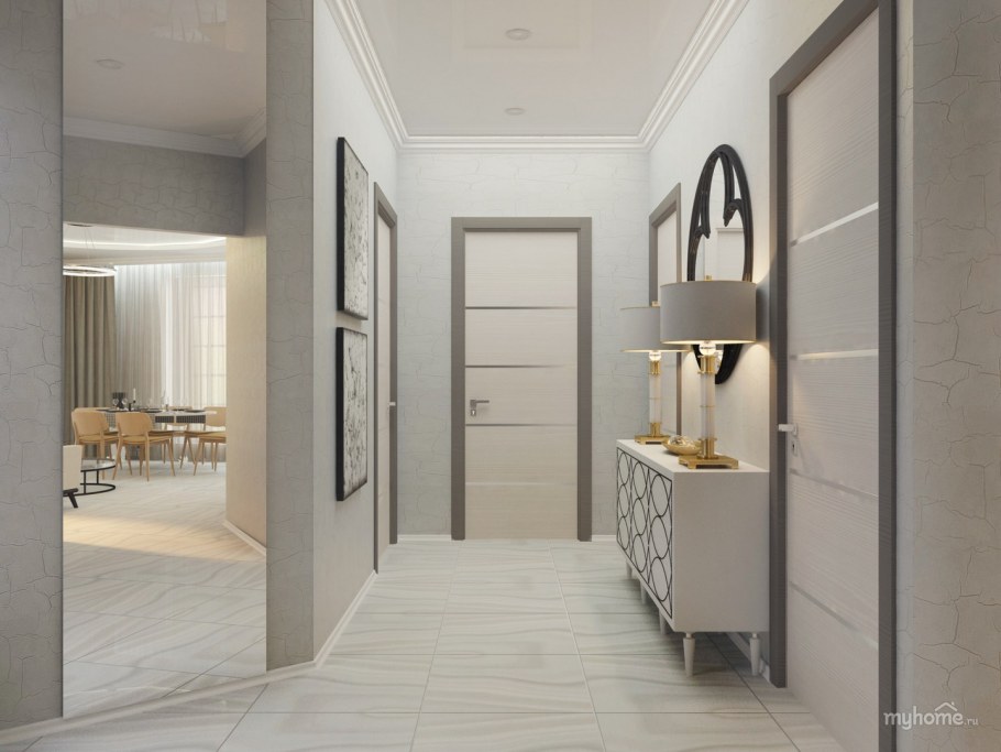Стиль Контемпорари в интерьере прихожей