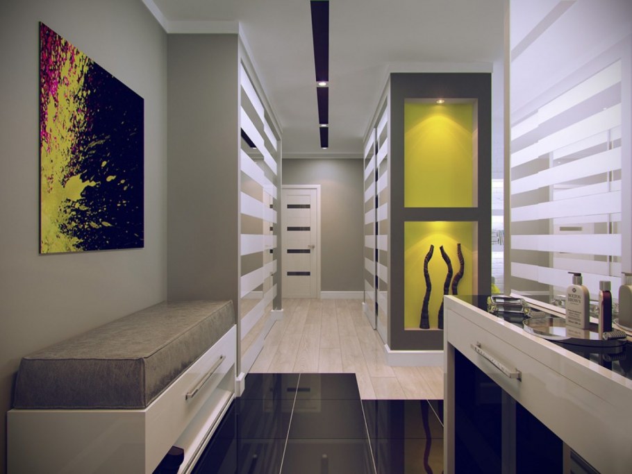 Коридор студии арт