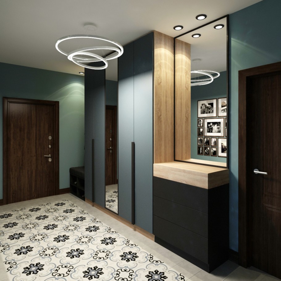 Дизайн прихожей в гостинке