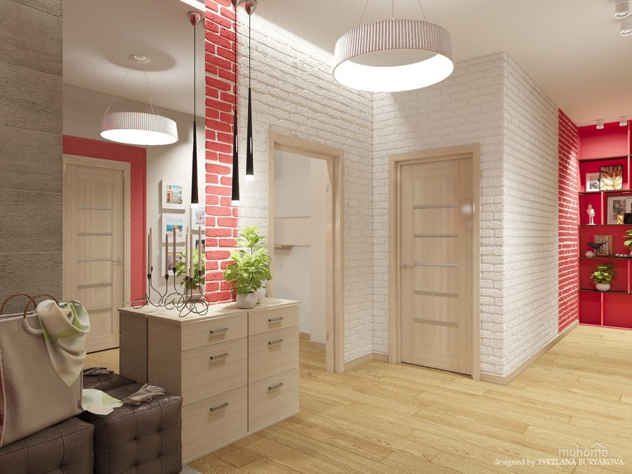 Прихожая в стиле Хай тек в квартире