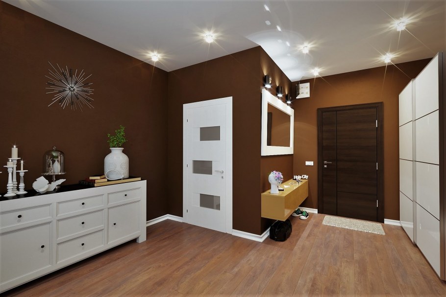Цветовое решение коридора в квартире