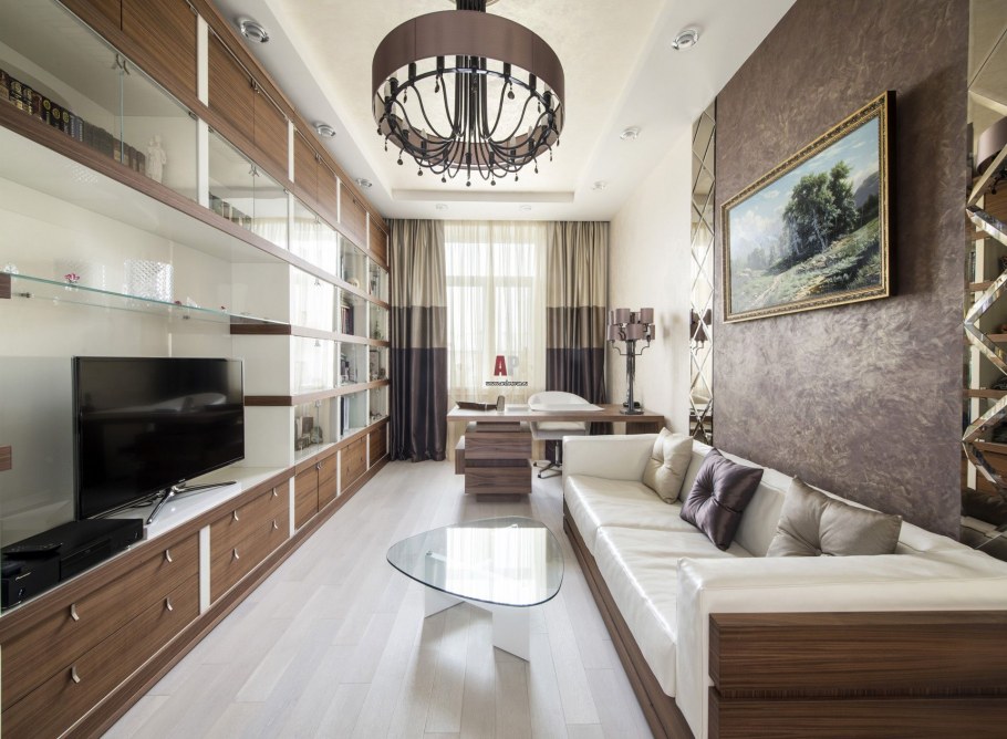 Интерьер четырехкомнатной квартиры