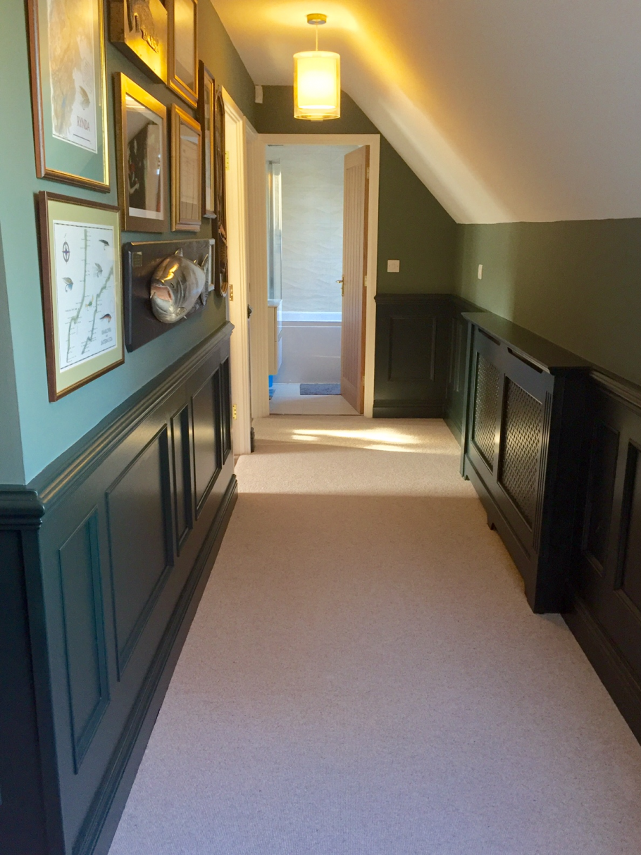 Отделка прихожей панелями МДФ