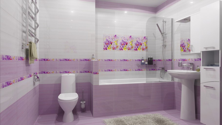 Плитка Фридом сиреневая