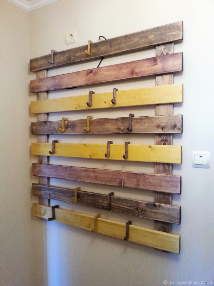 Стеновые панели из деревянных планок