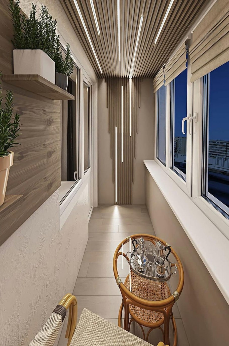 Балкон квадратный