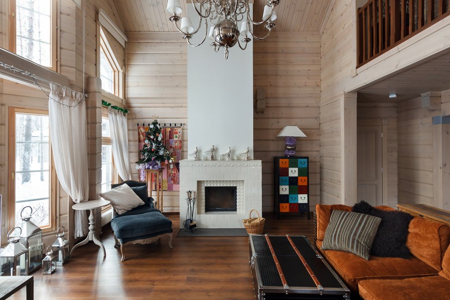 Камин в доме Хонка