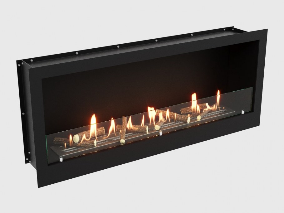 Встроенный биокамин Lux Fire фронтальный 1040 s