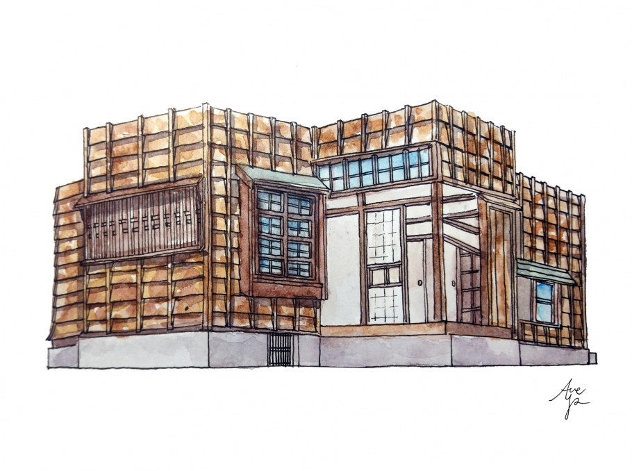 Лофт фасад дома