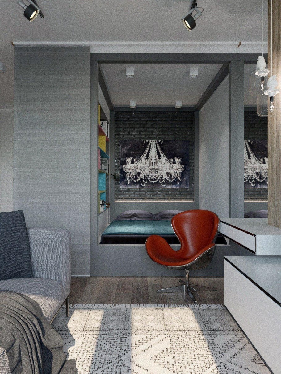 Стильный интерьер однушки