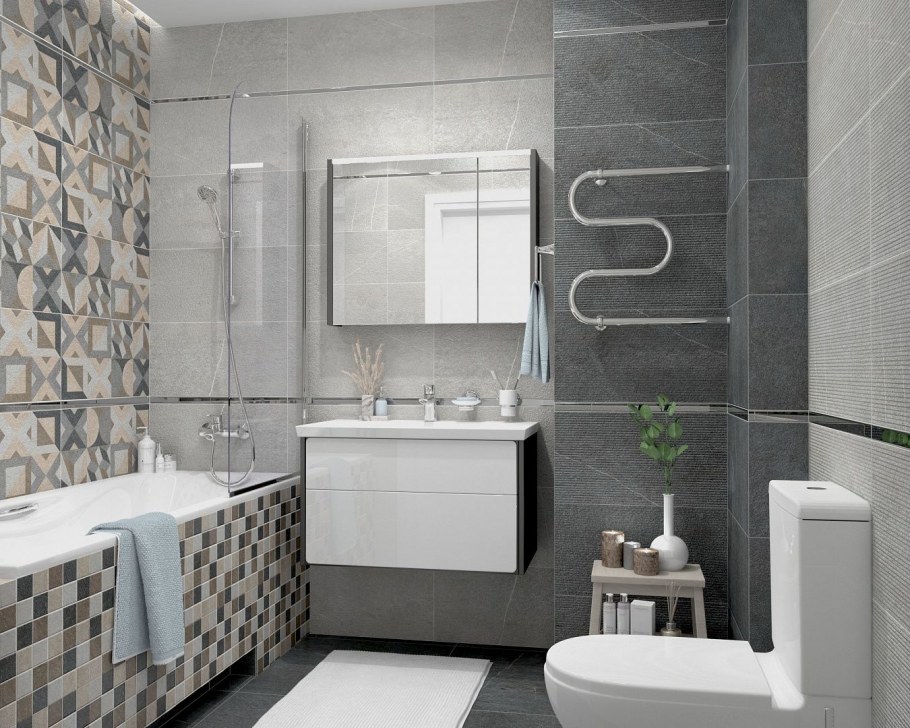 Керамогранит Vitra Napoli серый r10 7рек 30х60