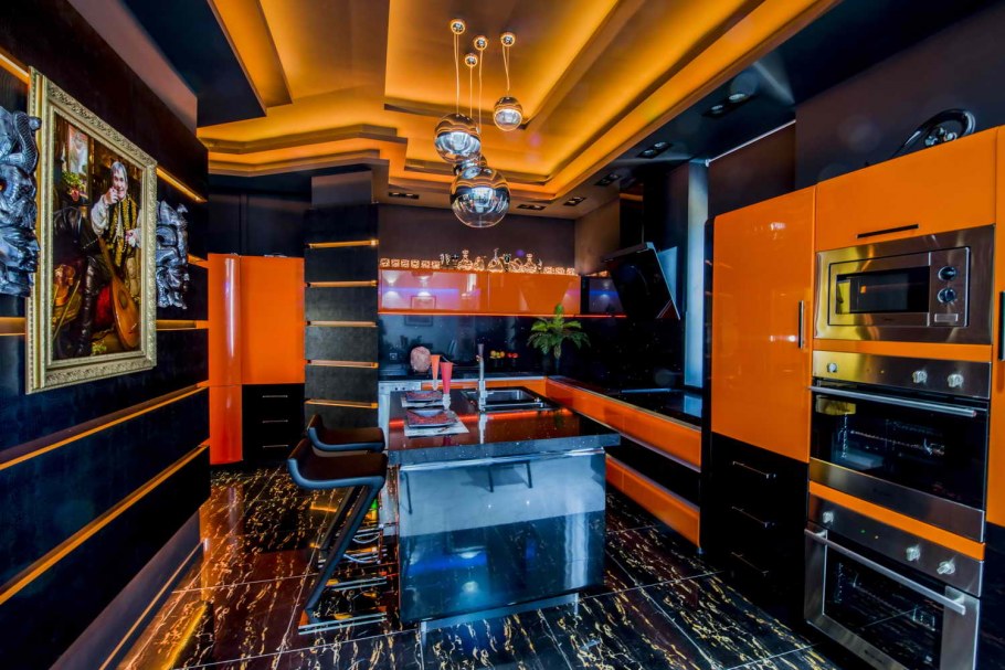 Интерьер в стиле футуризм