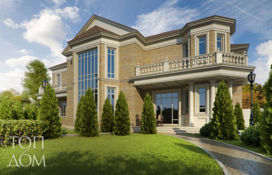 Мерано - проект особняка в стиле Ампир