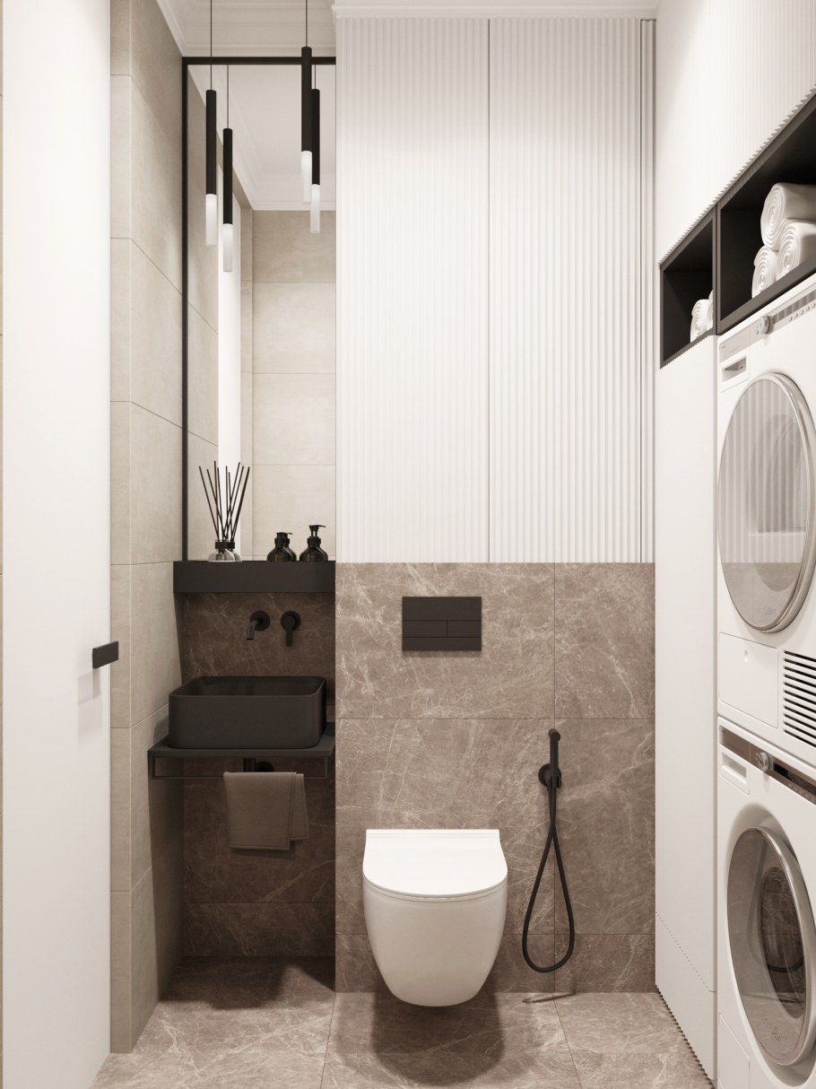 Постирочная в гостевом санузле