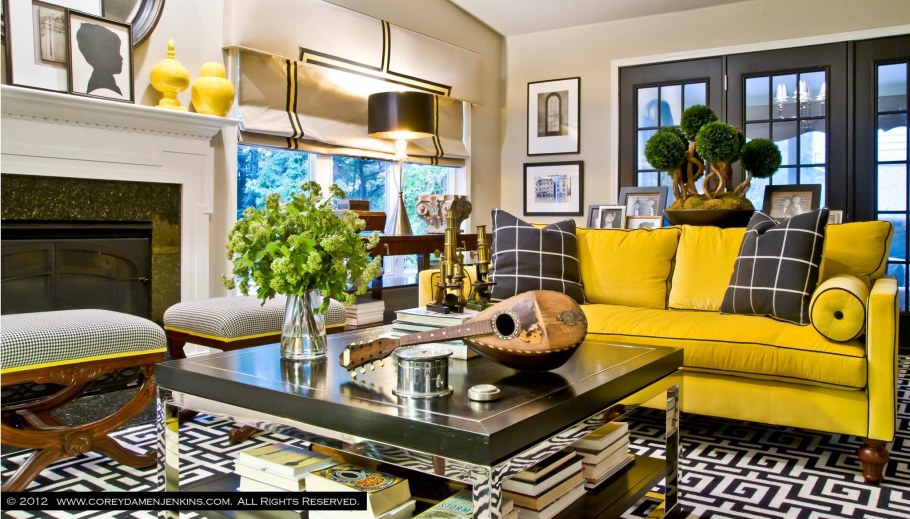 Интерьер в синих цветах