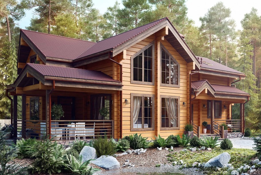 Проект дома Ванкувер 141 из клееного бруса