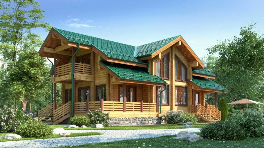 Терем клееный брус