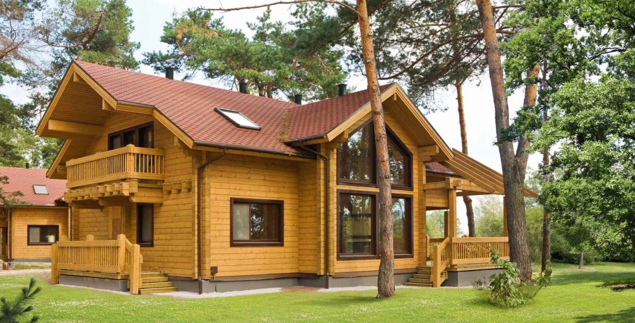 Дом из клееного бруса Альбатрос