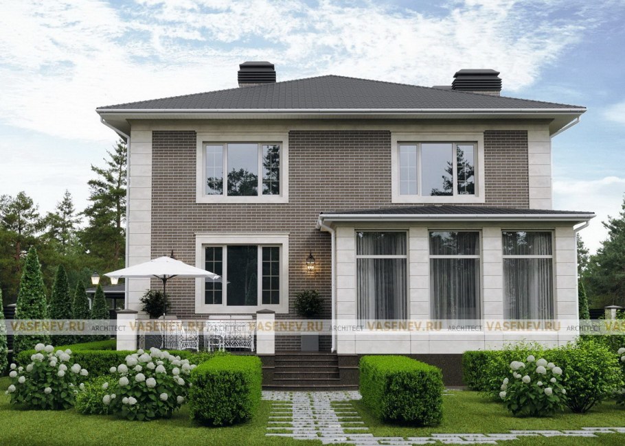 Фасад в неоклассическом стиле