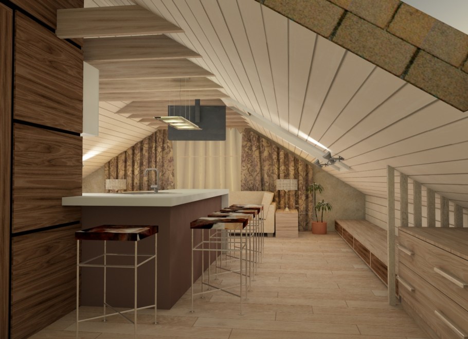 Отделочные материалы для мансарды