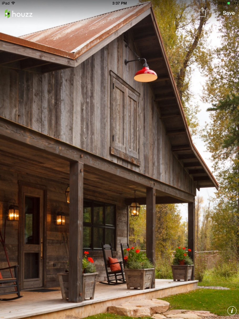 Фасады домов в стиле рустик