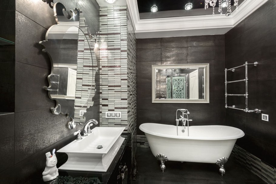 Ванна в стиле Эклектика