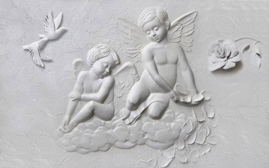 Барельефы с ангелочками