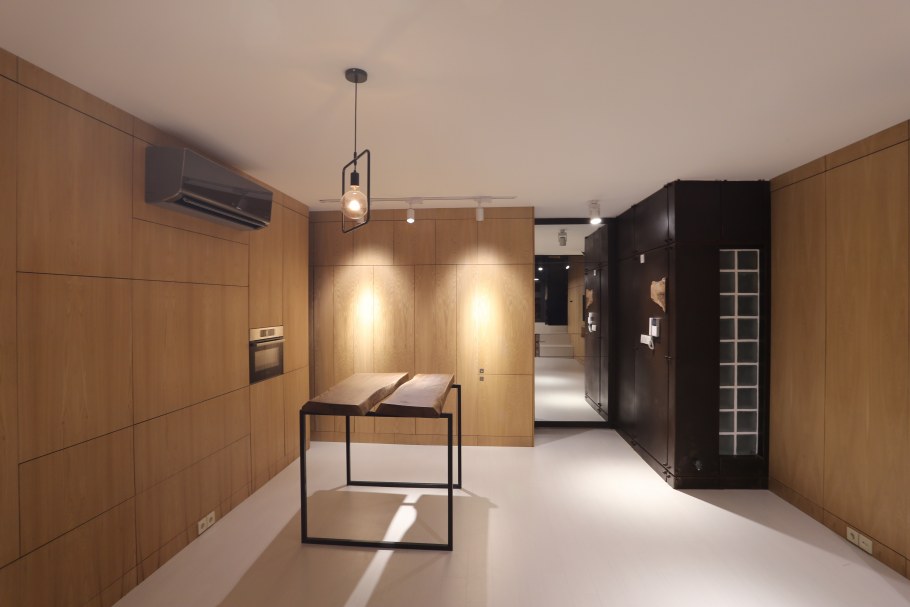 Парящая деревянная лестница