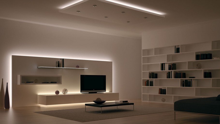 Подсветка по периметру комнаты