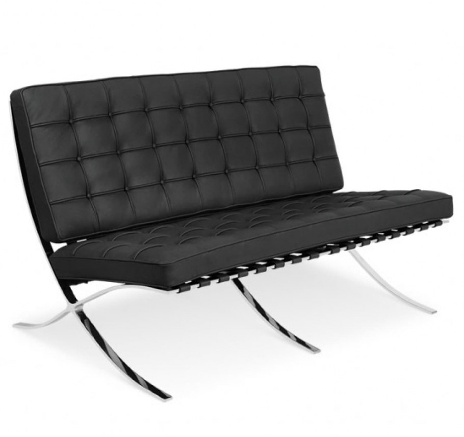 Диван Барселона черный