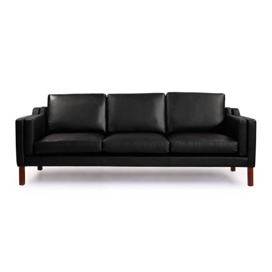 Кожаный диван МИД сенчури