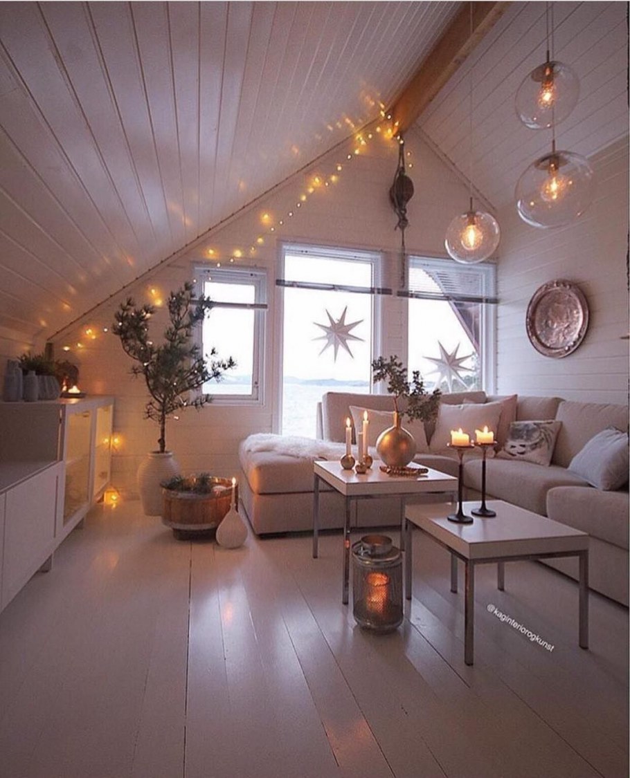 Освещение мансарды