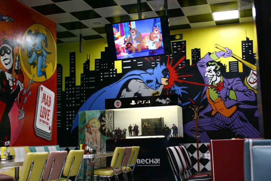 Комната в стиле комиксов Марвел