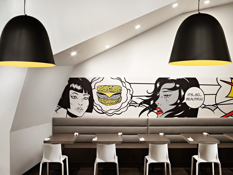 Кафе в стиле комиксов