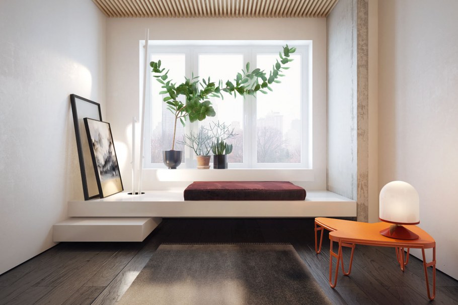 Подоконники в интерьере Минимализм
